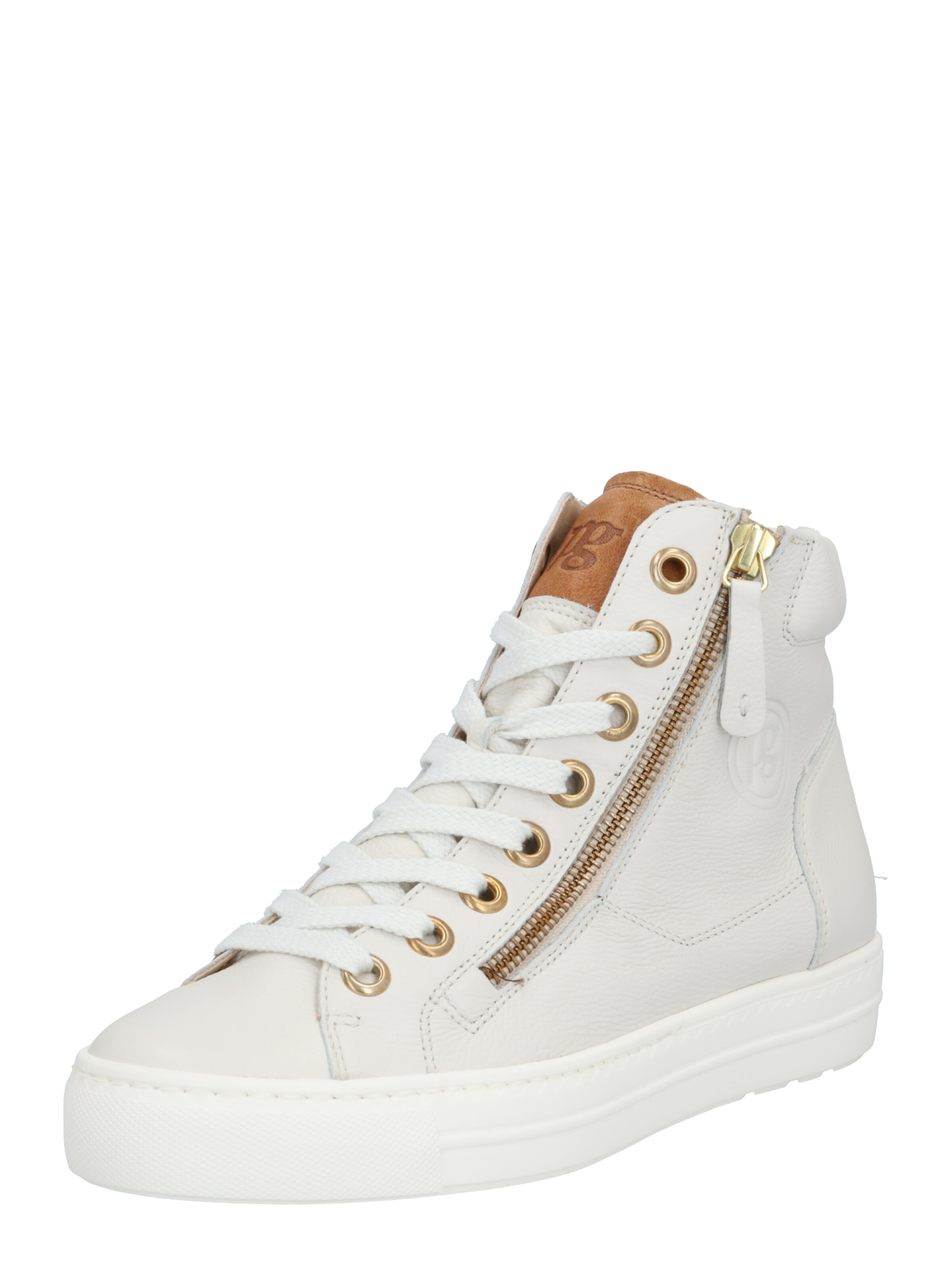 Paul Green High-Top Sneakers in Brown: front