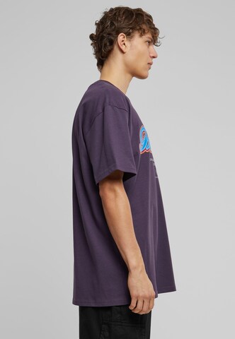 T-Shirt 'F*ke L*ve' MT Upscale en violet