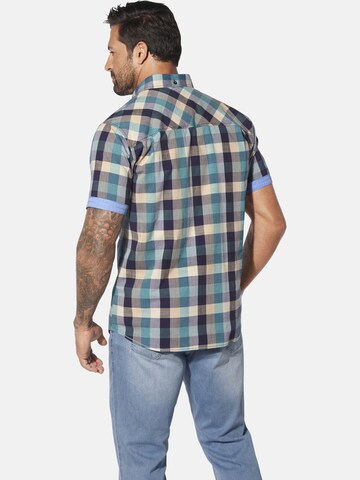 Jan Vanderstorm Comfort fit Button Up Shirt 'Gjelle' in Orange