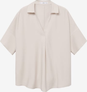 MANGO Blouse 'Bye-h' in Beige: front