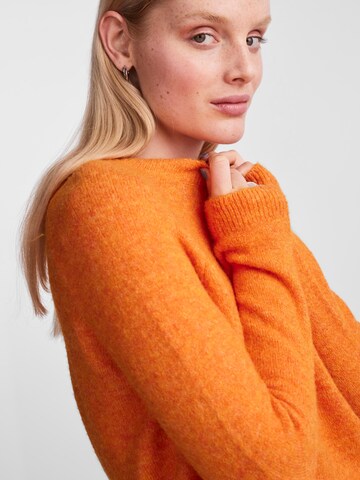 Pullover 'Juliana' di PIECES in arancione