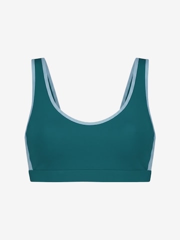WALLIEN Sportbikinitop in Blauw: voorkant