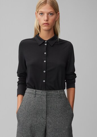 Marc O'Polo - Blusa em preto: frente