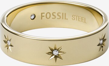 FOSSIL Ring in Gold: predná strana