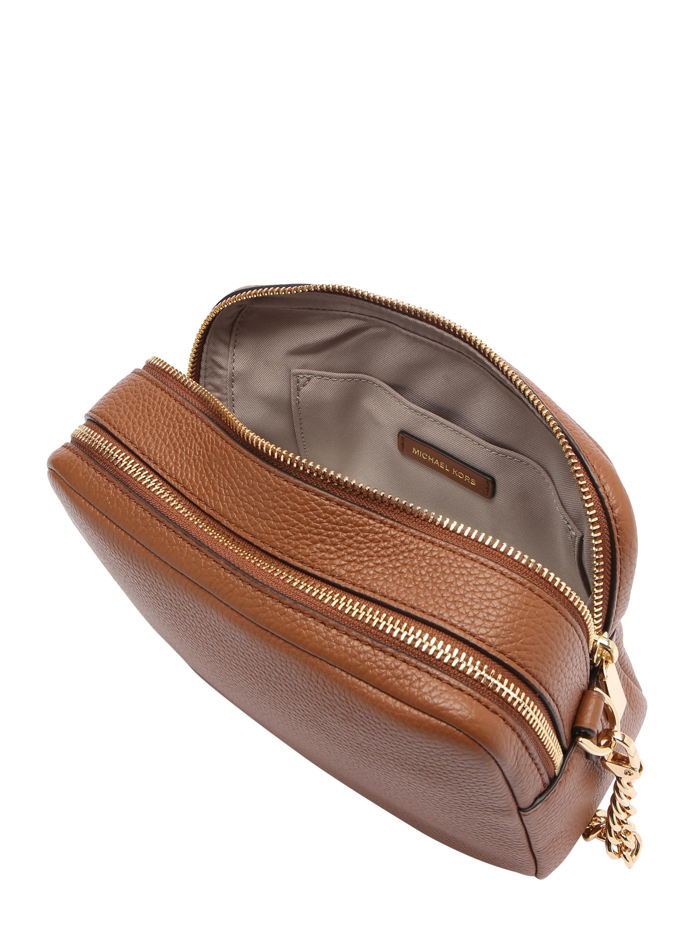 MICHAEL Michael Kors Torba za čez ramo | rjava barva