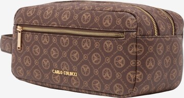 Carlo Colucci Make up tas in Bruin