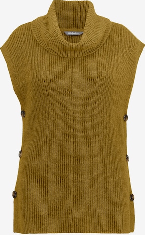 Pull-over Ulla Popken en jaune : devant