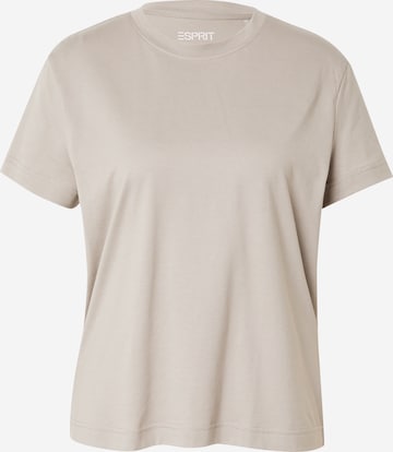 T-shirt 'Ayn' ESPRIT en beige : devant