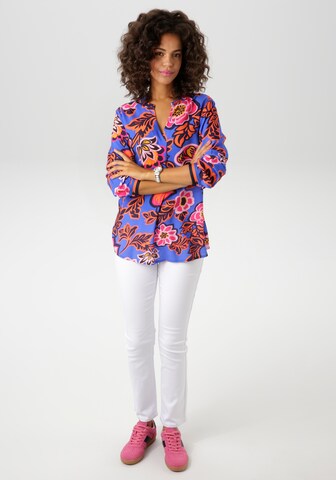 Aniston CASUAL Bluse in Blau