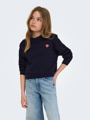 ONLY GIRLS - Jersey 'KOGIBI' en azul: frente