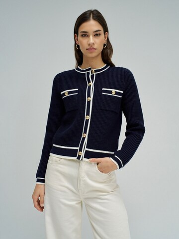 Cardigan Salsa Jeans en bleu : devant