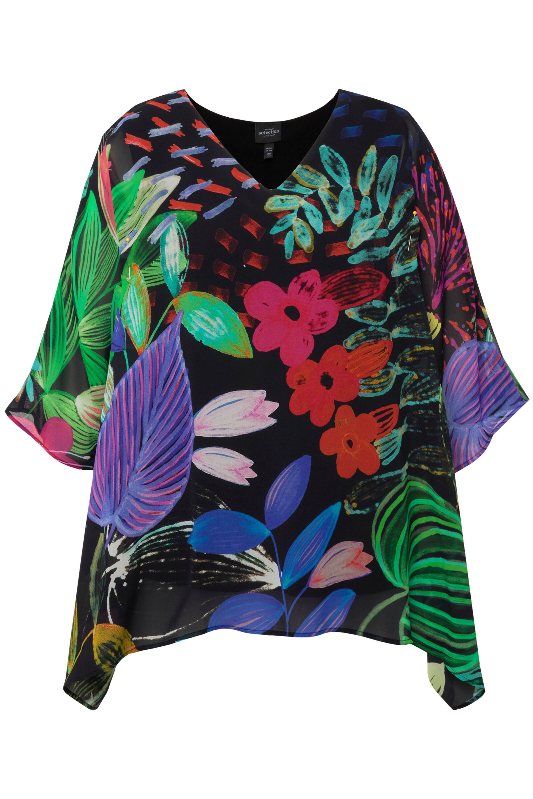 Ulla Popken Tunika in Mischfarben: Vorderseite