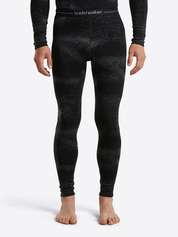 ICEBREAKER - Skinny Pantalón 'Oasis' en negro: frente