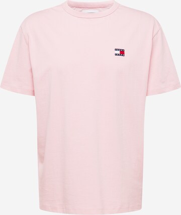 Tricou de la Tommy Jeans pe roz: față