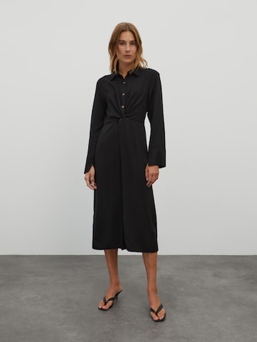 EDITED Shirt Dress 'Florentine' in Black