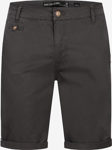 INDICODE JEANS Chino Pants 'Creel' in Grey: front
