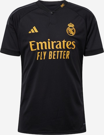 ADIDAS PERFORMANCE - Camiseta de fútbol 'Real Madrid 23/24' en negro: frente