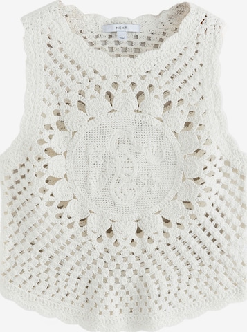 Tops en tricot Next en blanc : devant