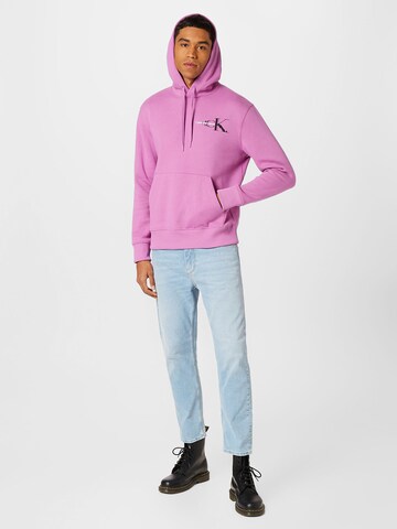 Calvin Klein Jeans Mikina - fialová