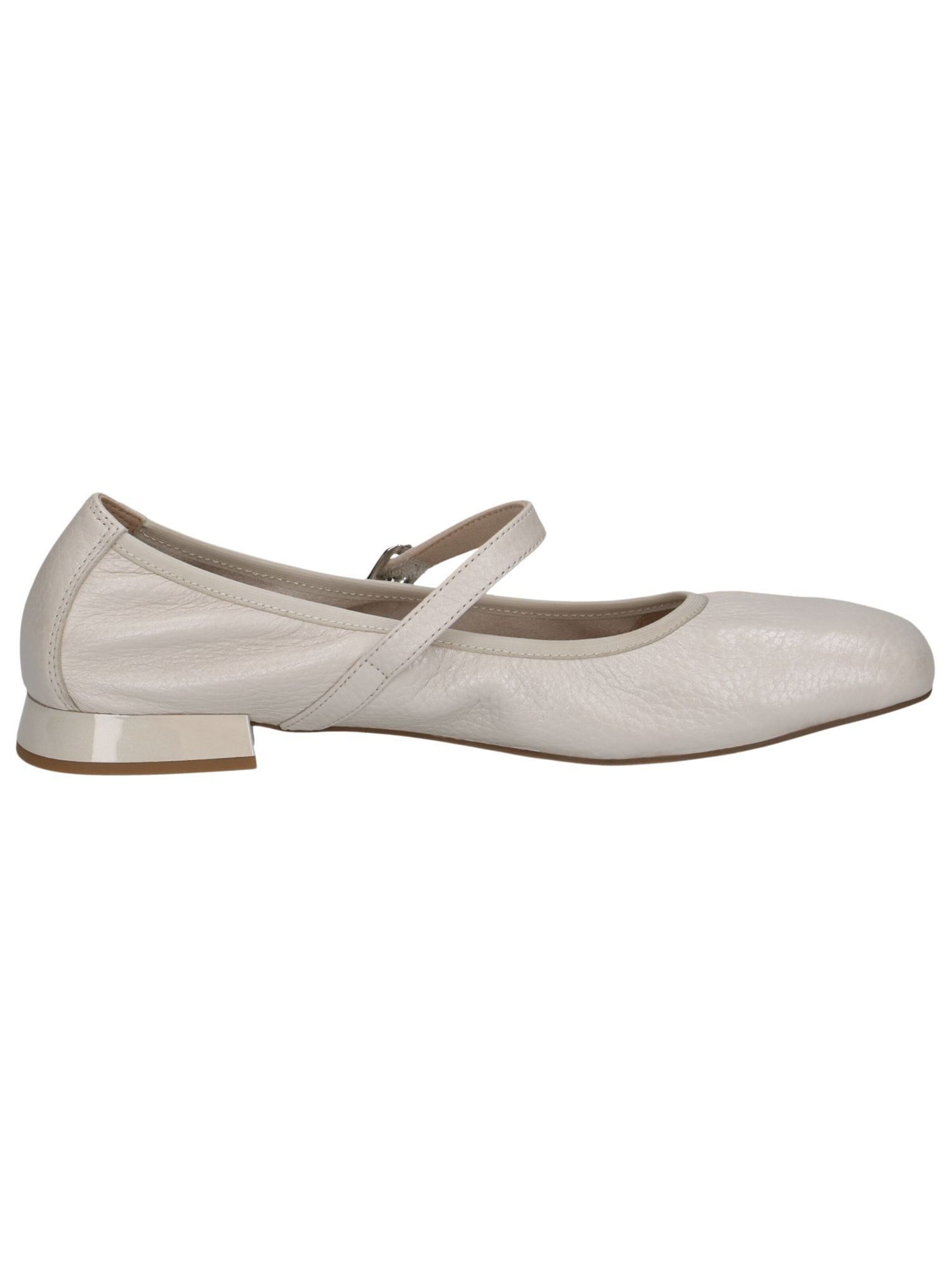 CAPRICE Ballet Flats with Strap in Beige