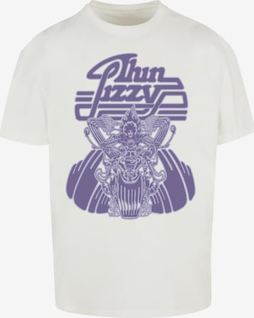 Merchcode Shirt 'Thin Lizzy - Rocker Infill' in Beige: front