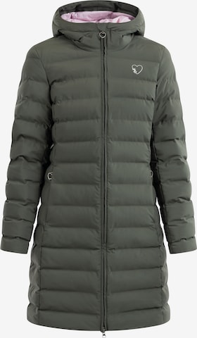 MYMO Winter coat in Green: front