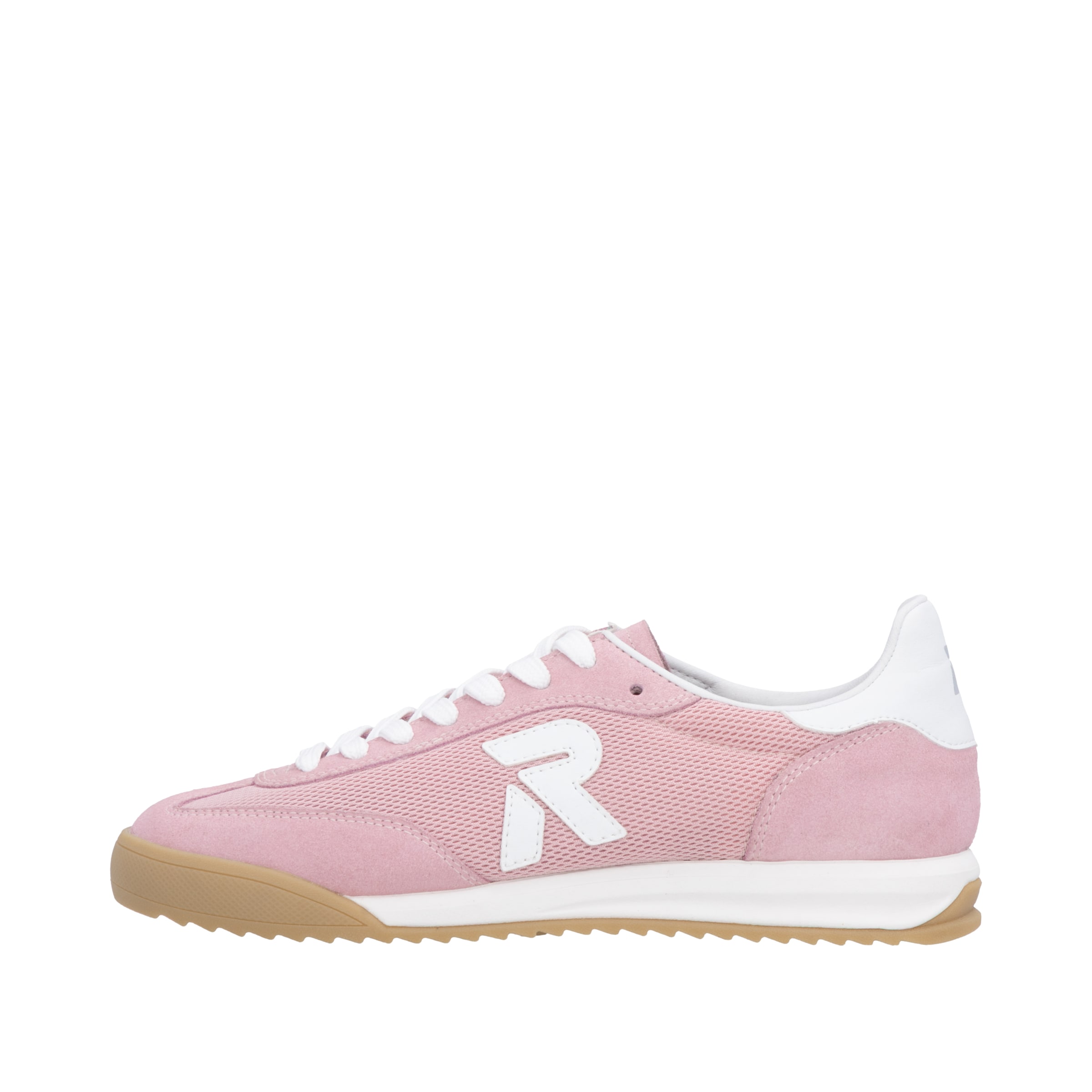 Baskets basses Rieker Sport en rose : devant