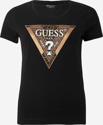 GUESS - Camisa em preto: frente
