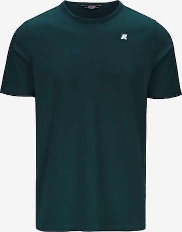 K-Way - Camiseta 'K-WAY ADAME LIGHT STRETCH JERSEY T-Shirt e Polo' en verde: frente