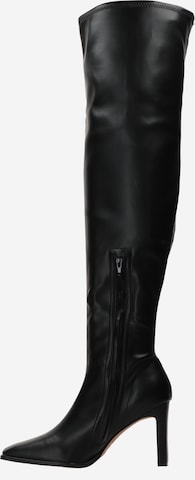 NA-KD Over the Knee Boots in Black