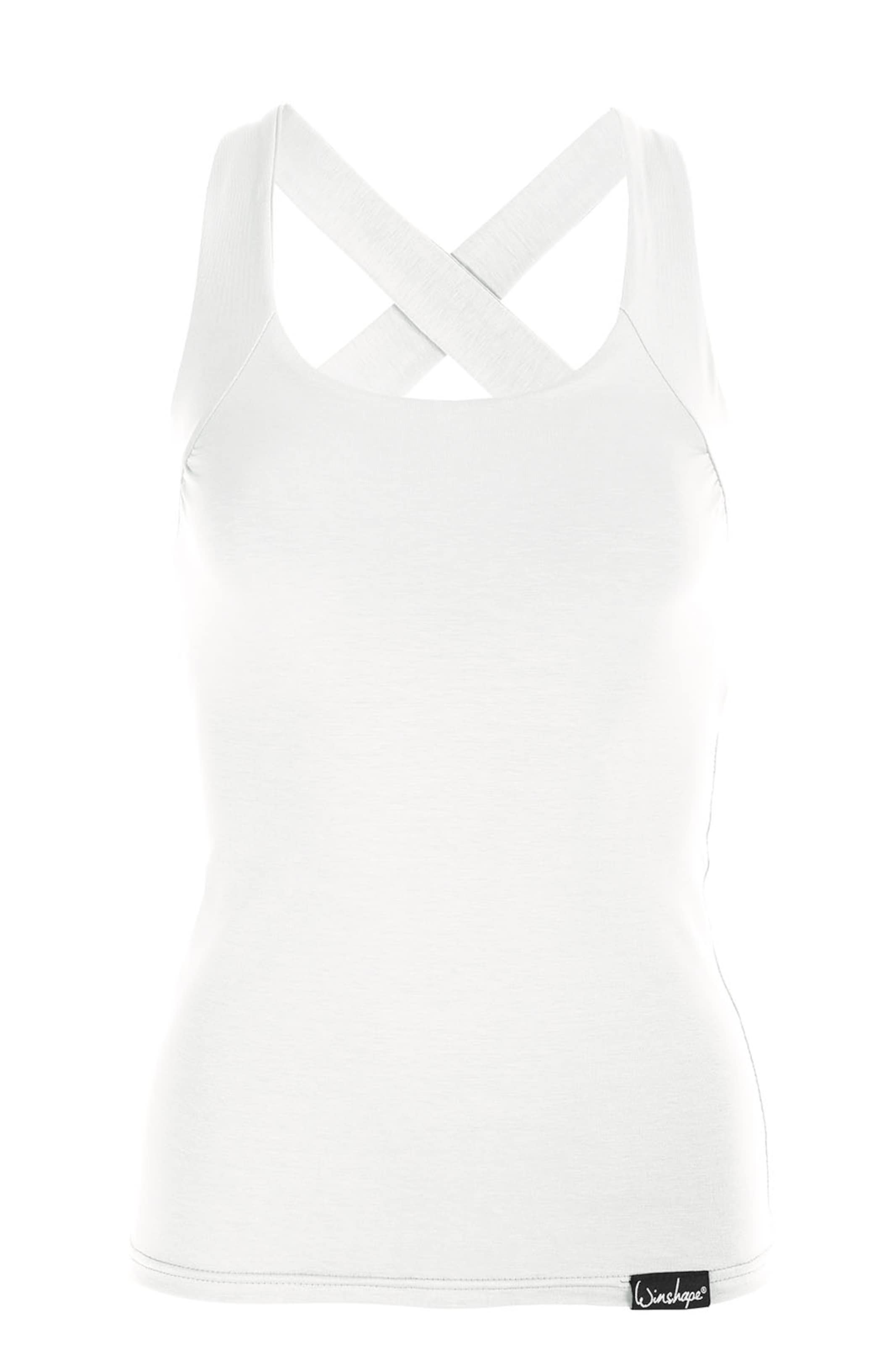 Winshape Sports top 'WVR25' in White: front