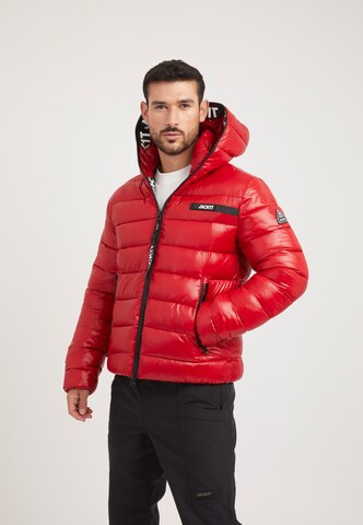 Veste d’hiver JACK1T en rouge : devant