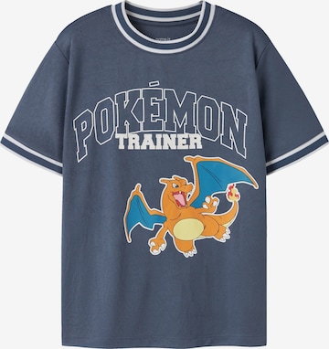 NAME IT Shirts 'Pokémon' i blå: forside