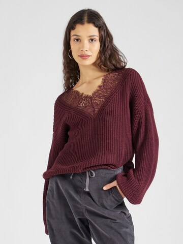 ONLY Pullover 'NOLA' in Rot: predná strana