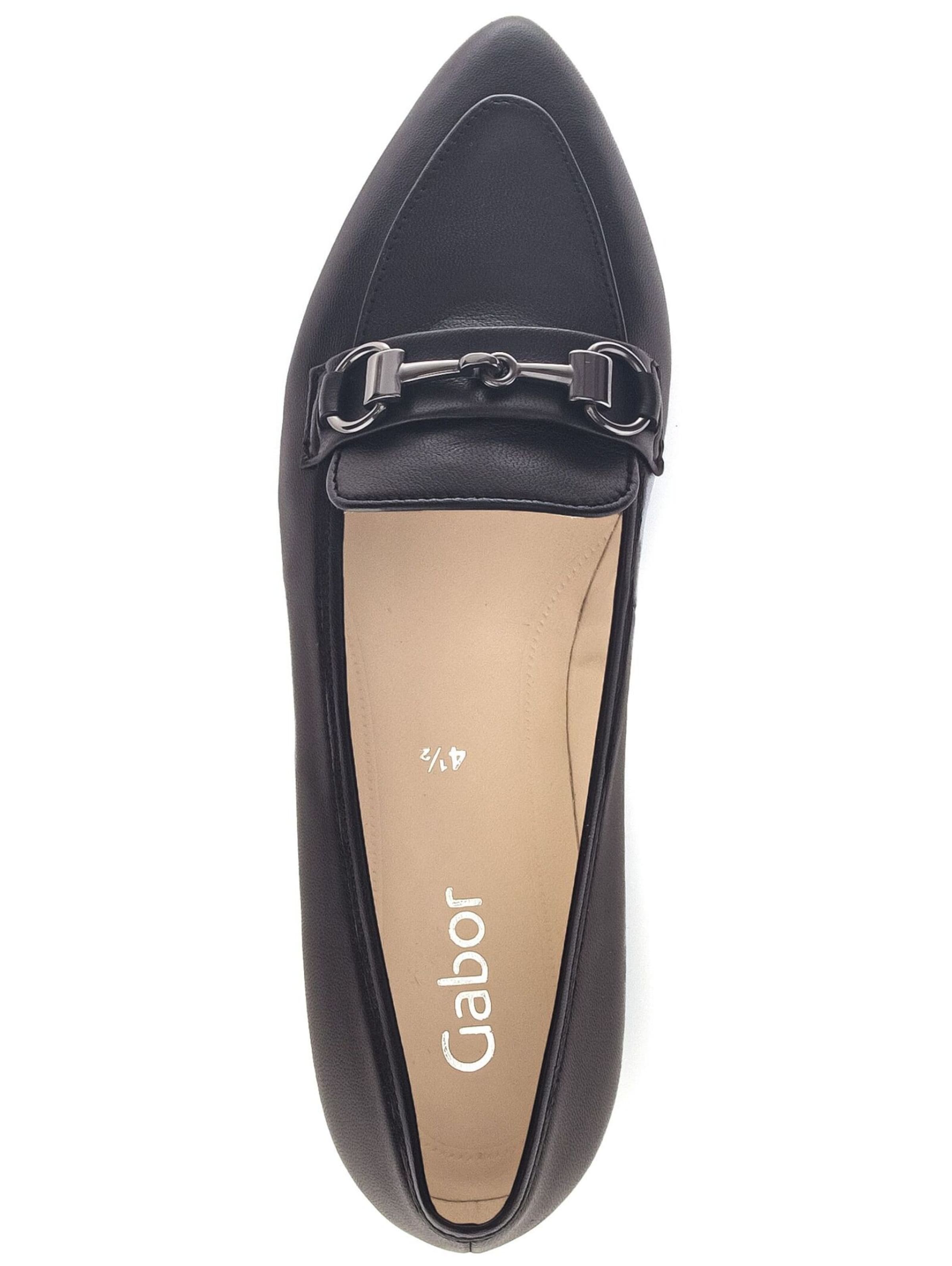 GABOR Pantofle w kolorze czarny