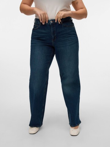 Vero Moda Curve regular Jeans i blå: forside