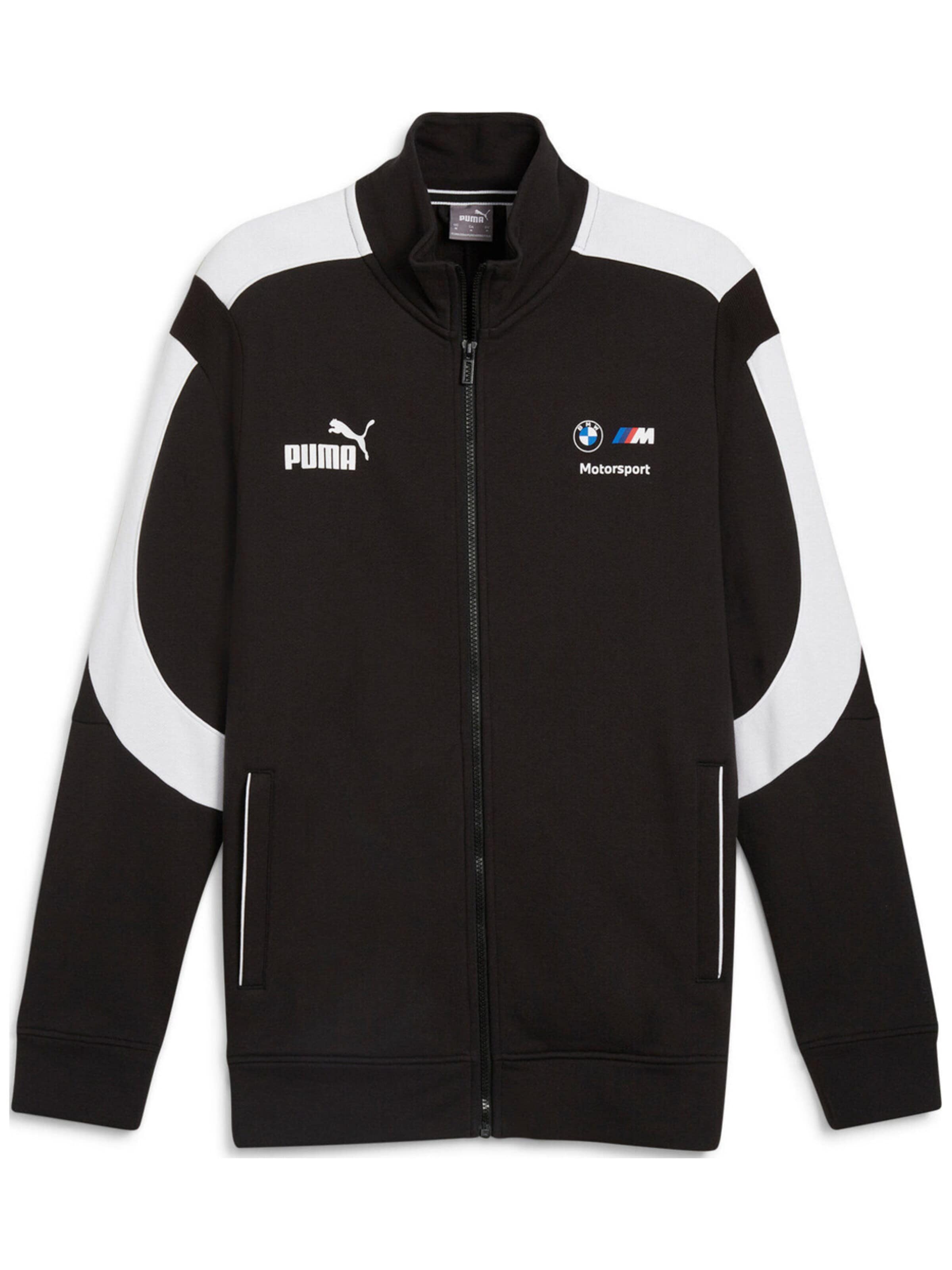 PUMA - Chaqueta deportiva 'Puma Bmw Mms Mt7 Sweat Jacket' en negro