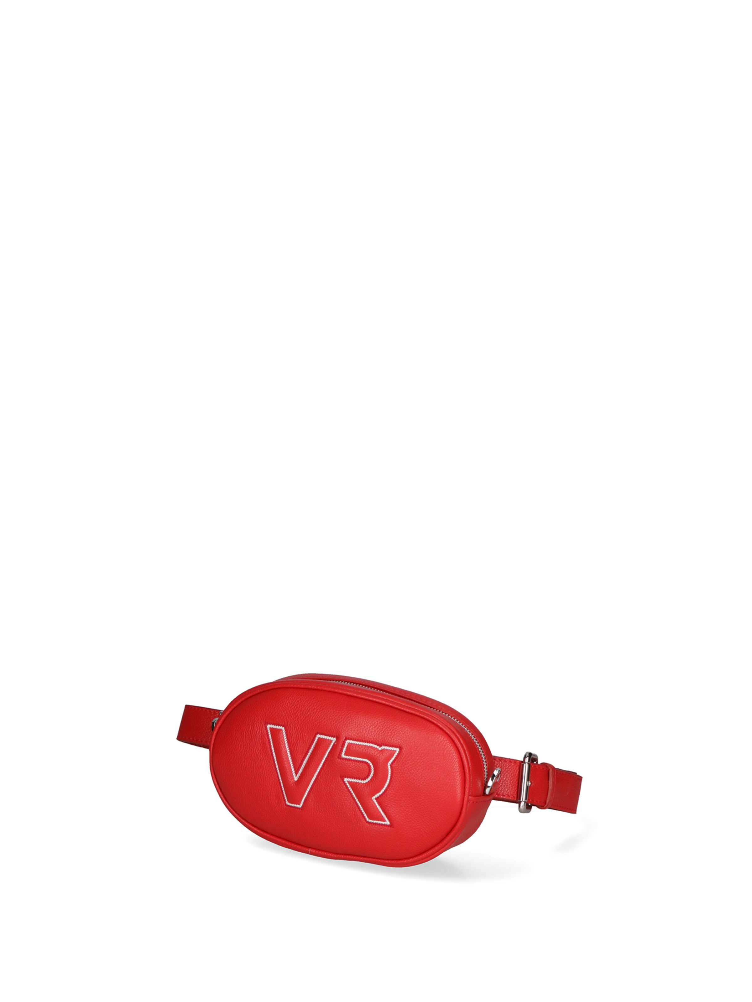 Borsa a tracolla 'Borsa a Tracolla Donna Pelle Dollaro con Zip Virginia Rhinè' di Virginia Rhinè in rosso