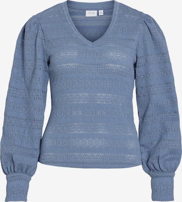 VILA Shirt in Blauw: voorkant