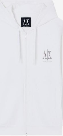 ARMANI EXCHANGE Sweat jacket in White: front