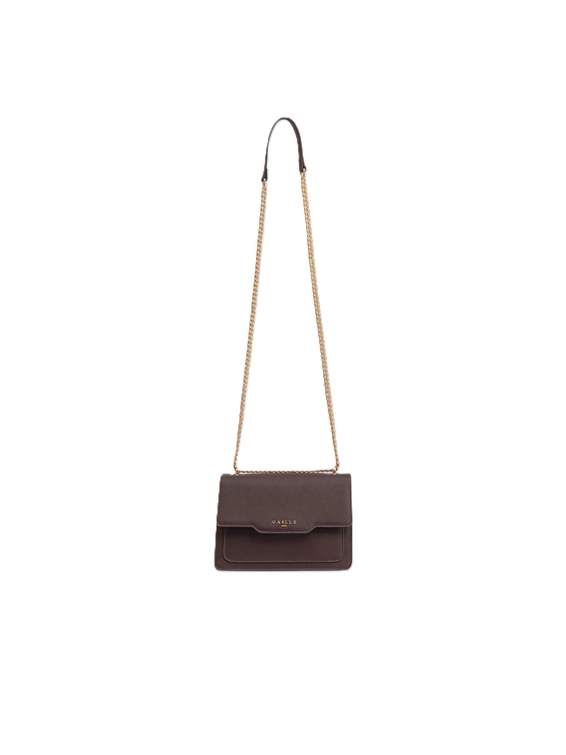 Gaelle Paris Shoulder Bag 'GAACW03303' in Brown: front