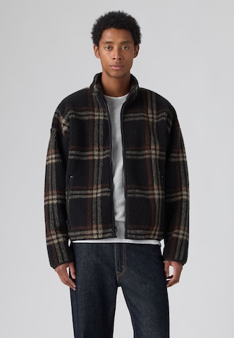 LEVI'S ® Fleece jacket 'Nolan' in Black: front