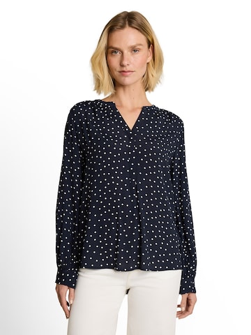 TOM TAILOR - Blusa en azul: frente