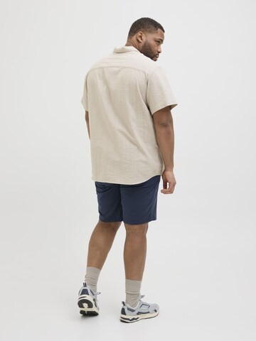 JACK & JONES regular Lærredsbukser i blå