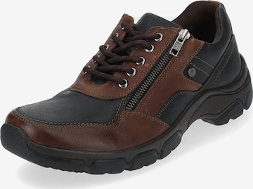 HUSH PUPPIES Athletic Lace-Up Shoes in Brown: front