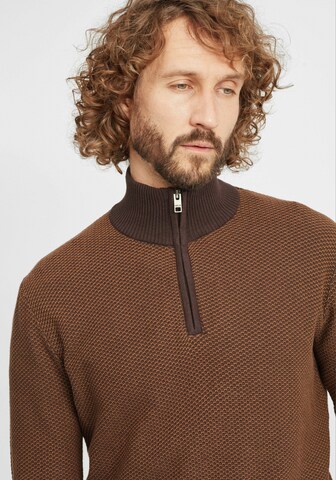 Pullover 'Duncan' di !Solid in marrone