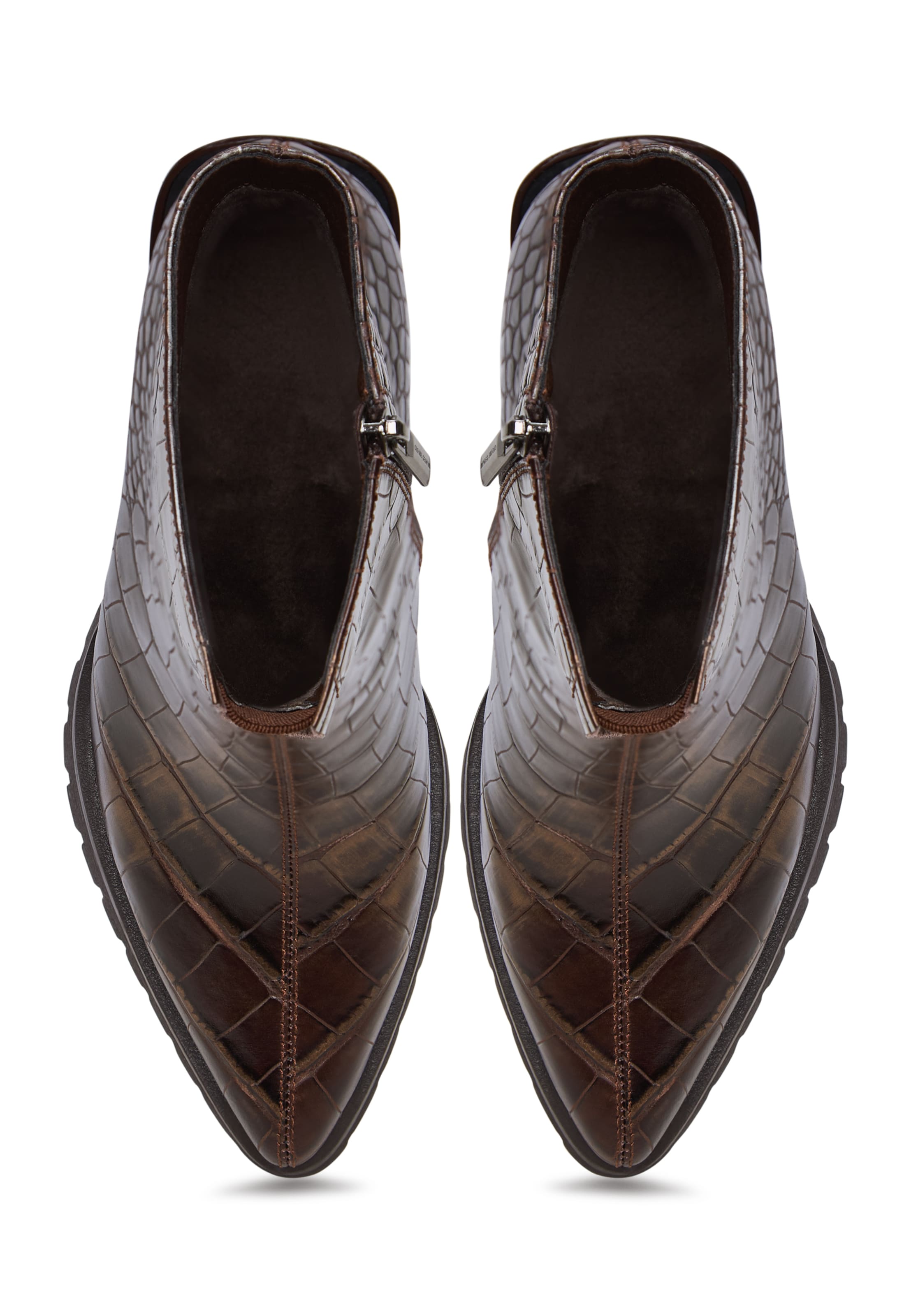 CESARE GASPARI Stiefelette in Braun
