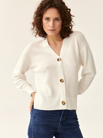 TATUUM Knit cardigan 'KAMIKO' in White: front