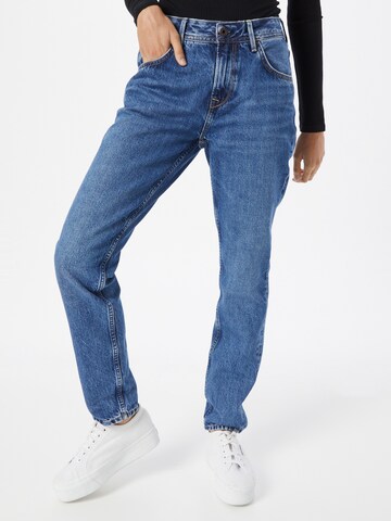 Coupe slim Jean 'Violet' Pepe Jeans en bleu : devant