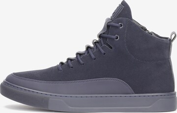 Kazar High-Top Sneakers in Blue: front